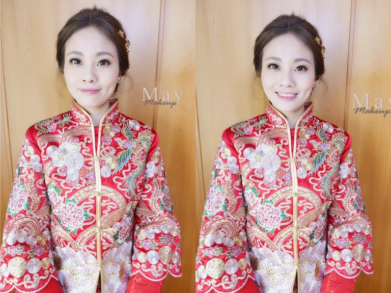 中式傳統禮服龍鳳掛｜秀禾服婚禮造型